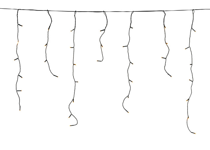 Lyskjede med 1000 LED-istapper 29,85 meter